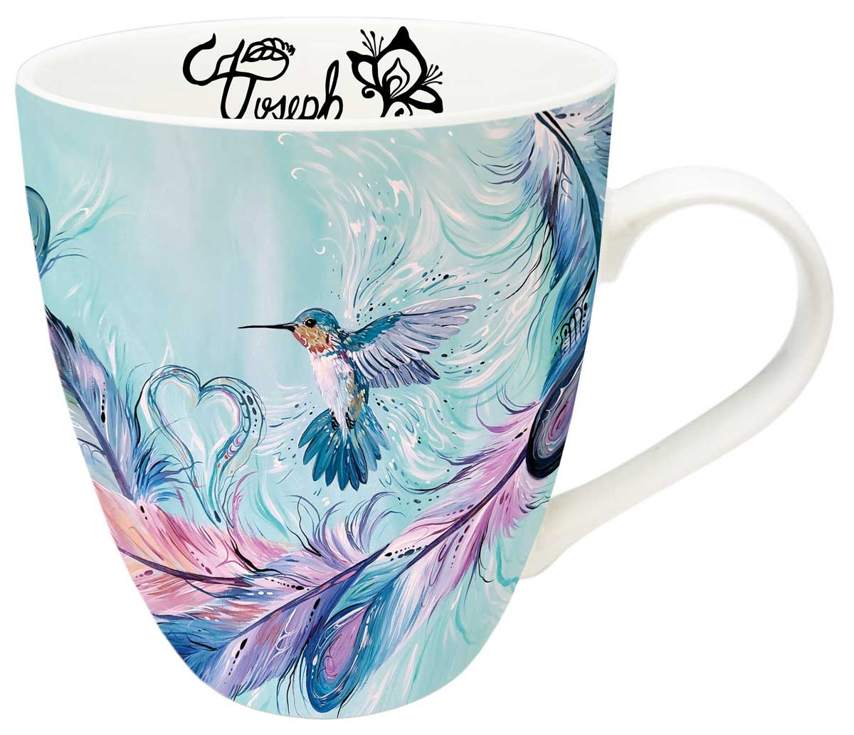 Hummingbird Feathers 18oz. Mug