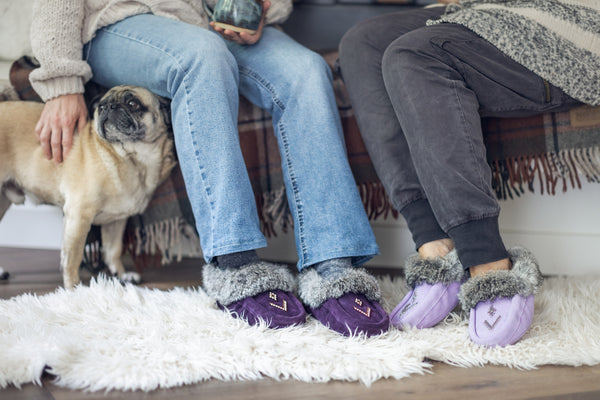 Tipi Moccasins - Plum