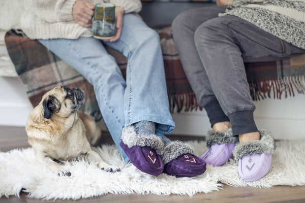 Tipi Moccasins - Plum