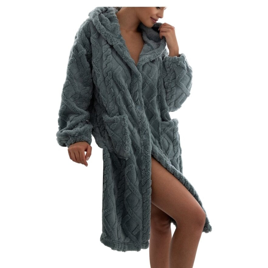 Grethen Buttoned Robe