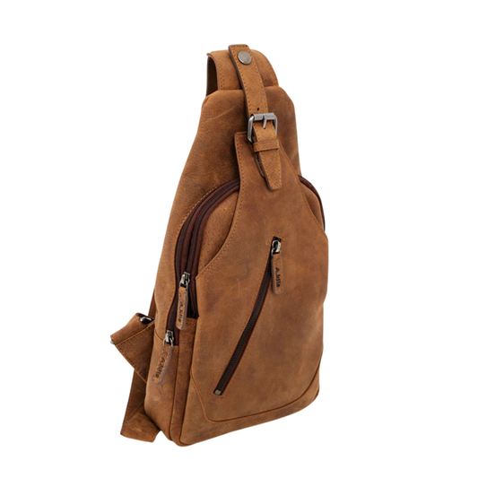 Leather Sling Bag - Style 2854