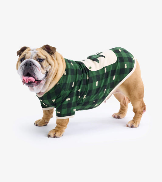 Forest Green Plaid Dog Pyjamas