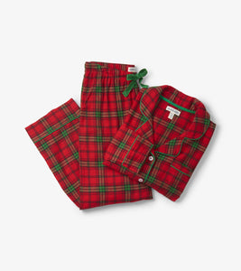 Holiday Plaid Women's Flannel Pajama Set