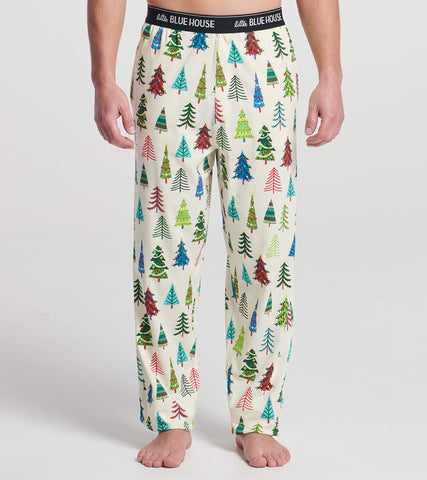 Christmas Trees Men's Jersey Pajama Pants