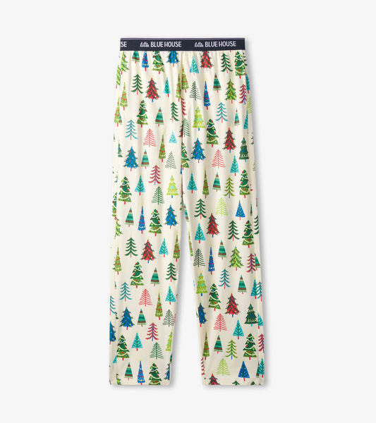 Christmas Trees Men's Jersey Pajama Pants