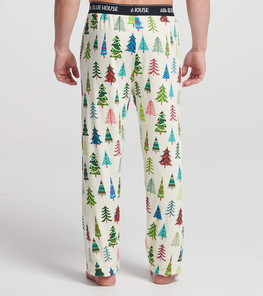 Christmas Trees Men's Jersey Pajama Pants