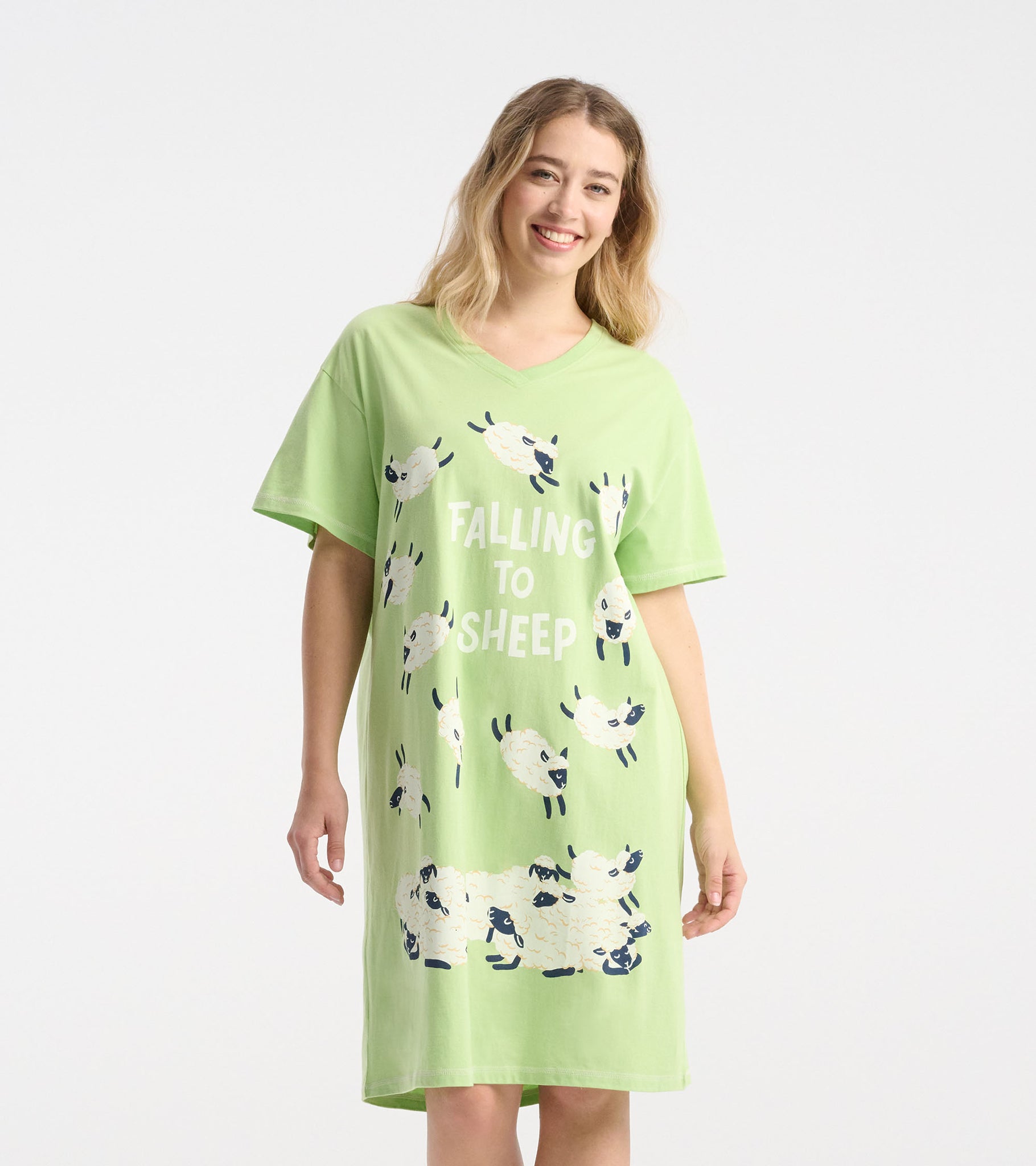 Falling to Sheep Women's Sleepshirt