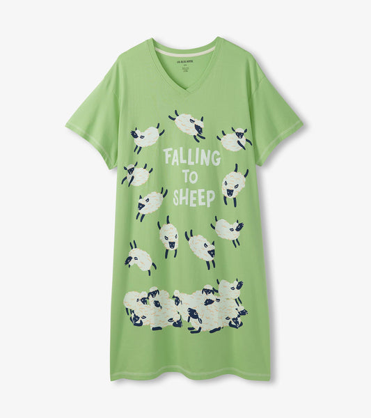 Falling to Sheep Women's Sleepshirt