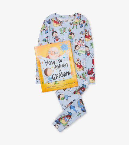 How to Babysit Grandpa Pyjama & Book Set