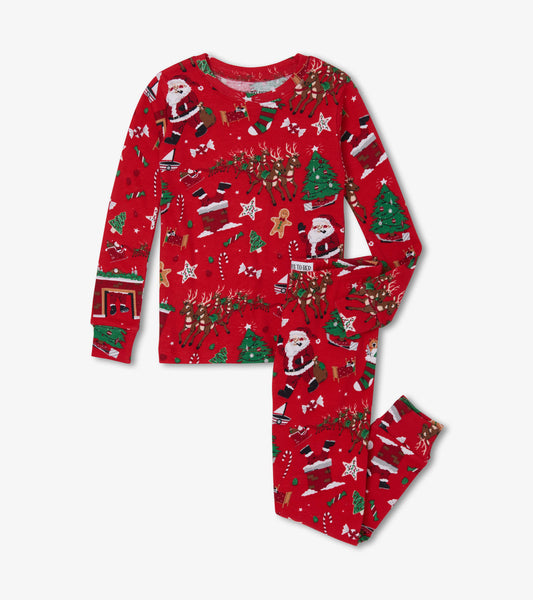 Red Twas The Night Before Christmas Pyjama & Book Set