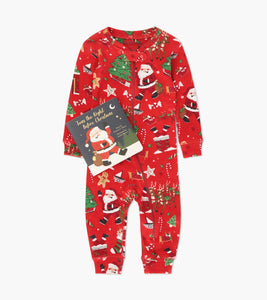 Red Twas The Night Before Christmas Infant Pyjama & Book Set