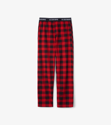 Buffalo Plaid Men's Jersey Pajama Pants