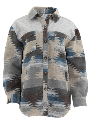 Aztec Jackets - Blue/Grey LAST ONE SIZE XS