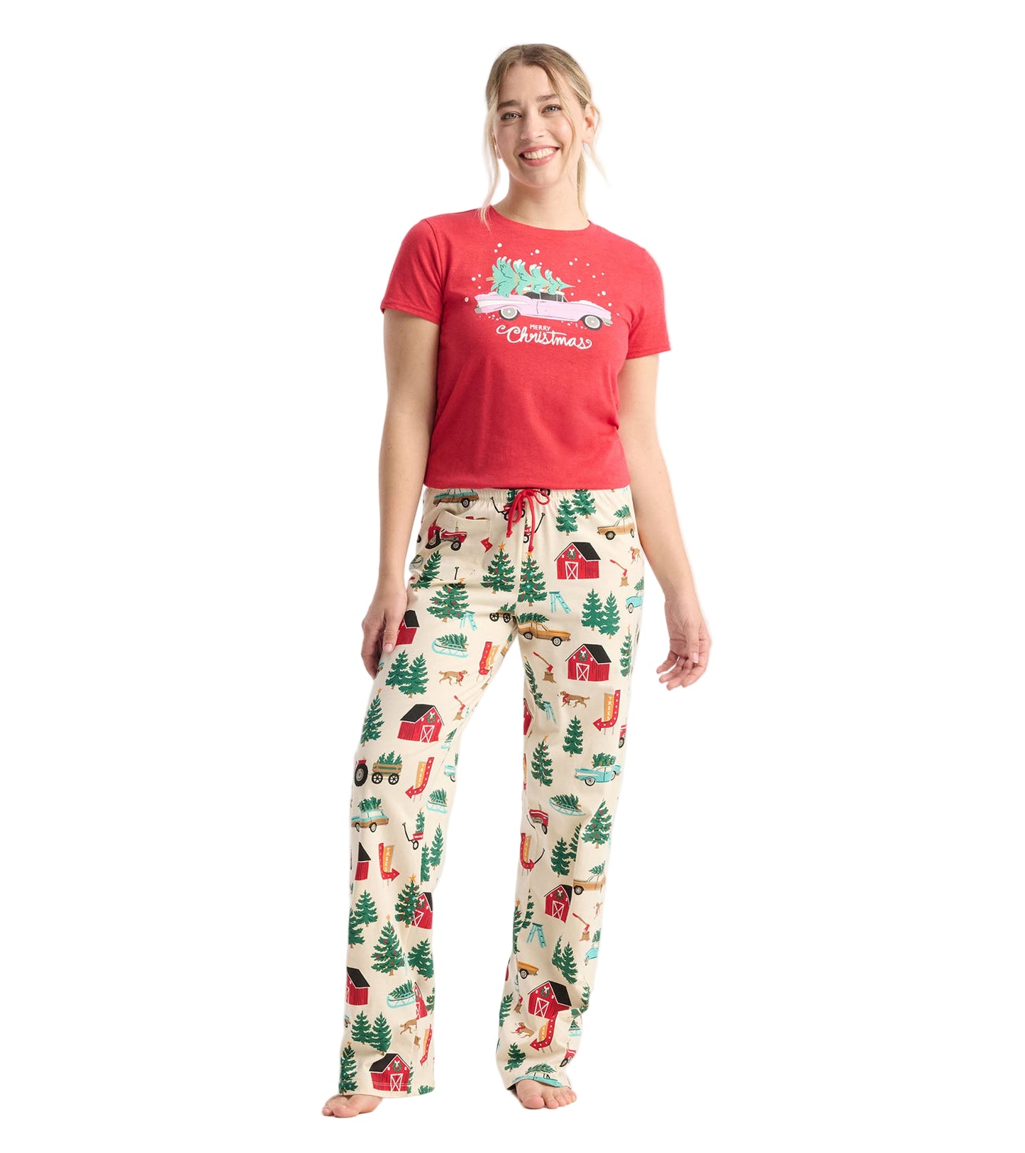 Merry Christmas Women's Pyjama Tee