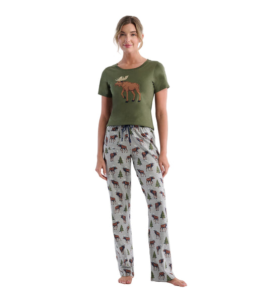 Wild Moose Women's Jersey Pyjama Pants