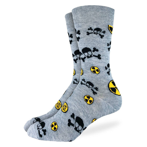 Men's Radioactive & Bio Hazard Crew Socks