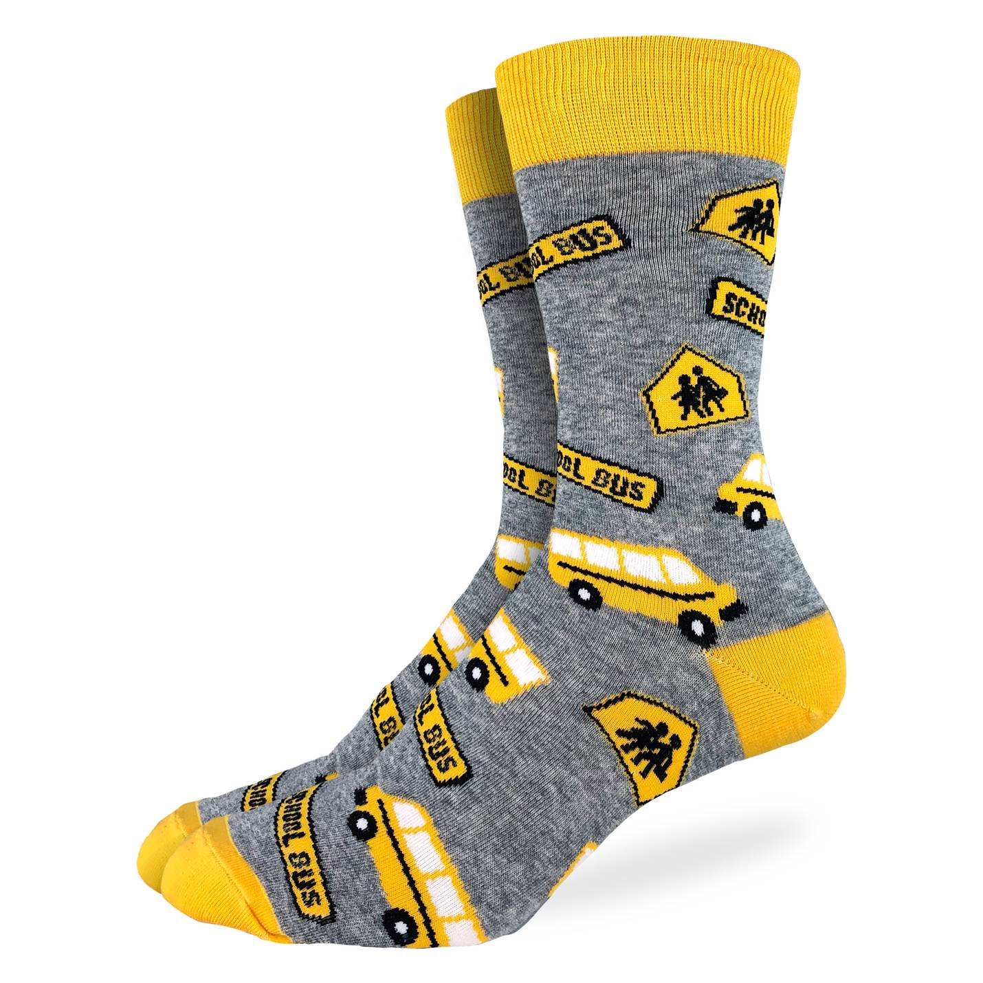 Men's School Bus Crew Socks