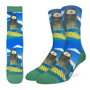 Men's Surfing Sloth Active Socks