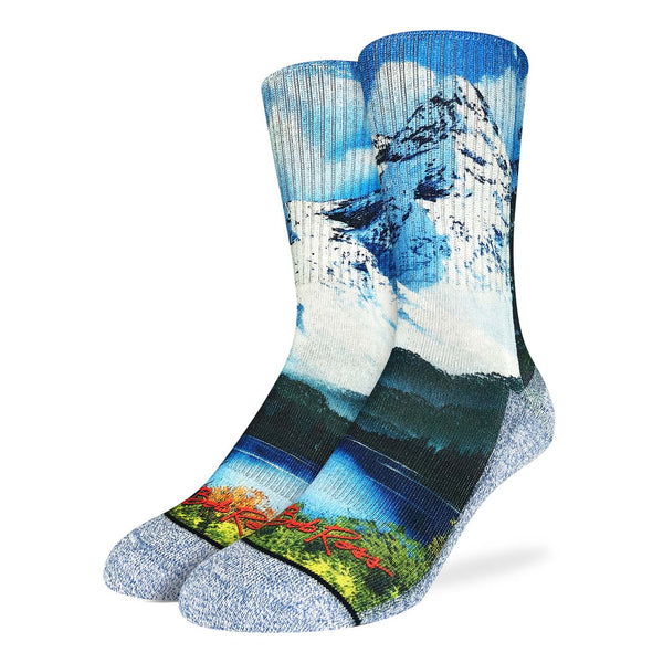 Men's Rob Ross, Mountains & Lake Socks