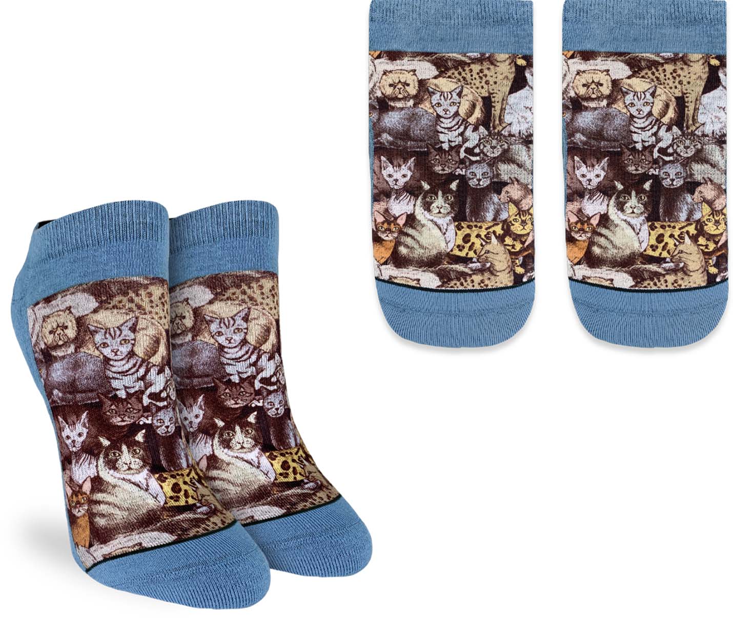 Women's Social Cats Ankle Socks