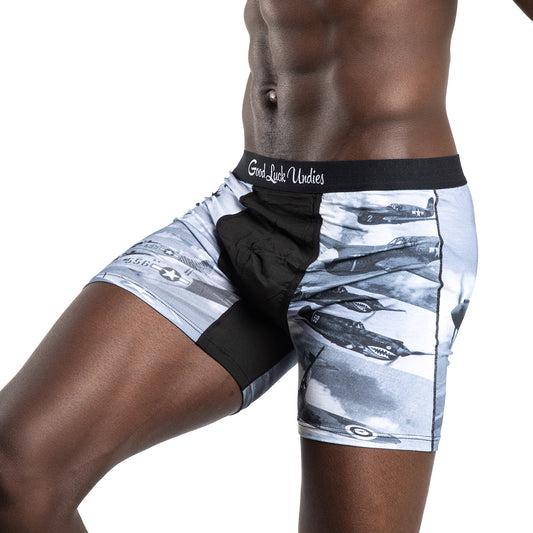Men's Vintage Fighter Planes Underwear