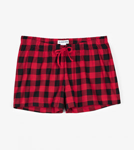 Plaid - Women's Sleep Shorts