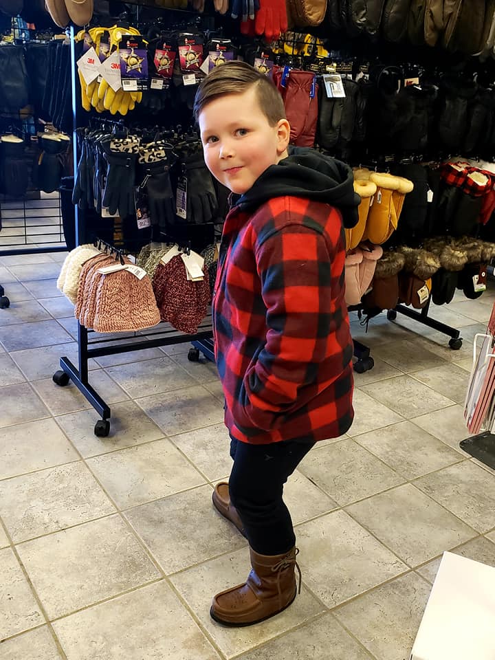 Plaid Polar Fleece Jacket - Kids/Youth