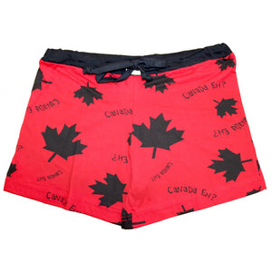 Womens Boxer - 18080 Red & Navy Floral