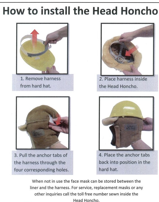 Sheepskin Hard Hat Liners