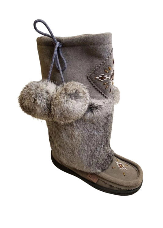Mid Mukluks - Grey Suede Italia Sole LAST ONE SIZE 6
