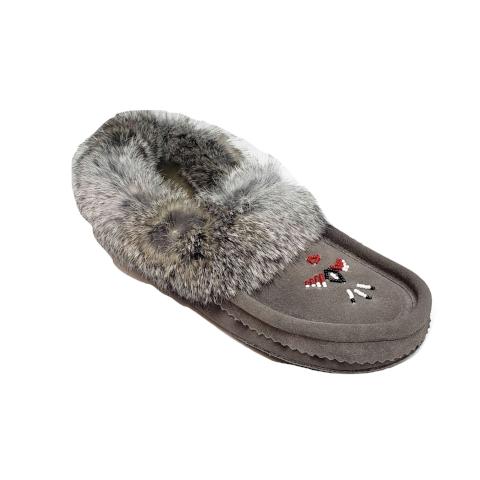 Men's rabbit hot sale fur slippers