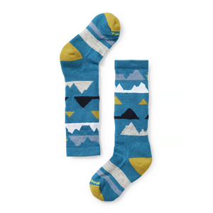 Smartwool Kids' Wintersport Full Cushion Mountain Pattern Over The Calf Socks