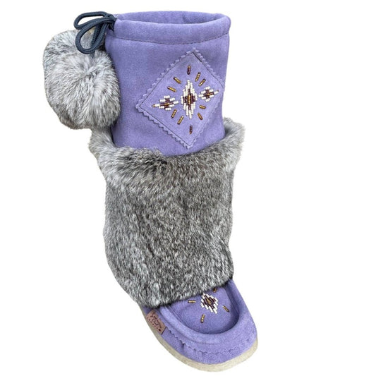 Mid Mukluks - Purple (Crepe Sole)
