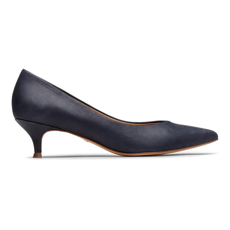 Black kitten heel shoes size 5 sale