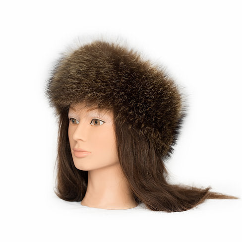 Raccoon Fur Headband