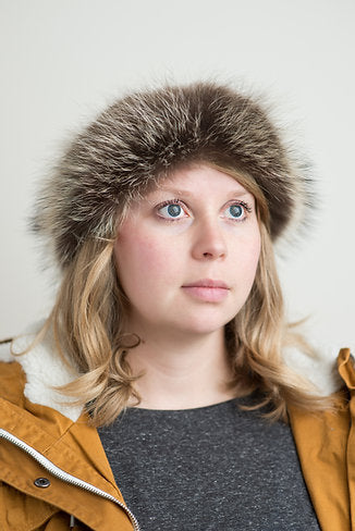 Raccoon Fur Headband