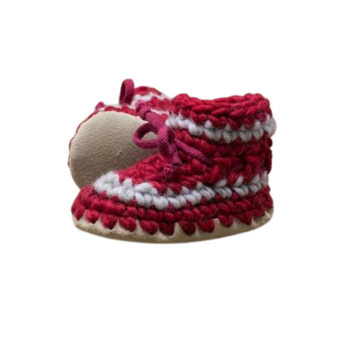 Children's Padraig Slippers - Red Stripe