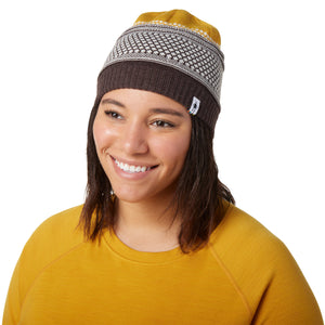 Popcorn Cable Beanie - Honey Gold Heather