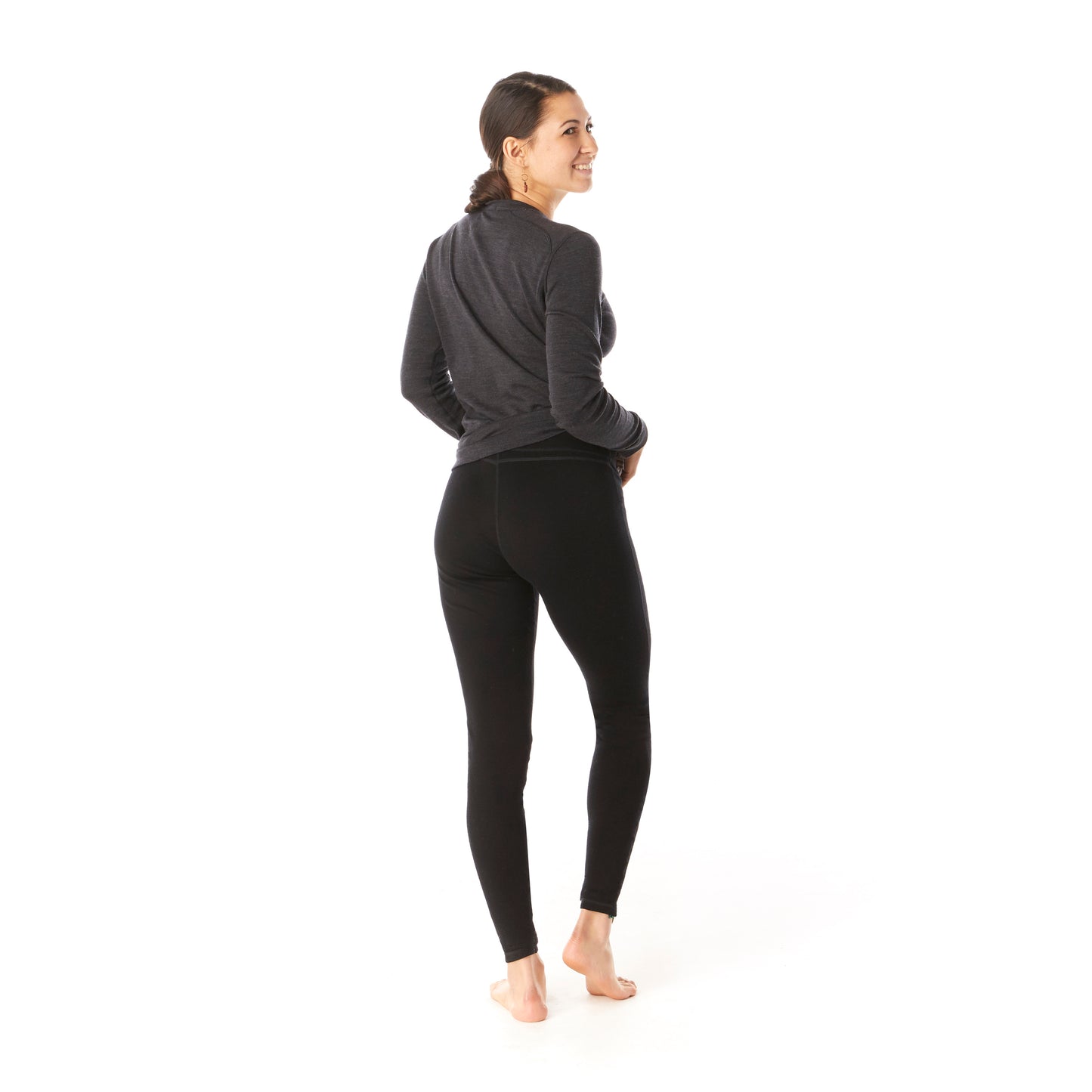 Women's Classic Thermal Merino Base Layer Bottom - Black