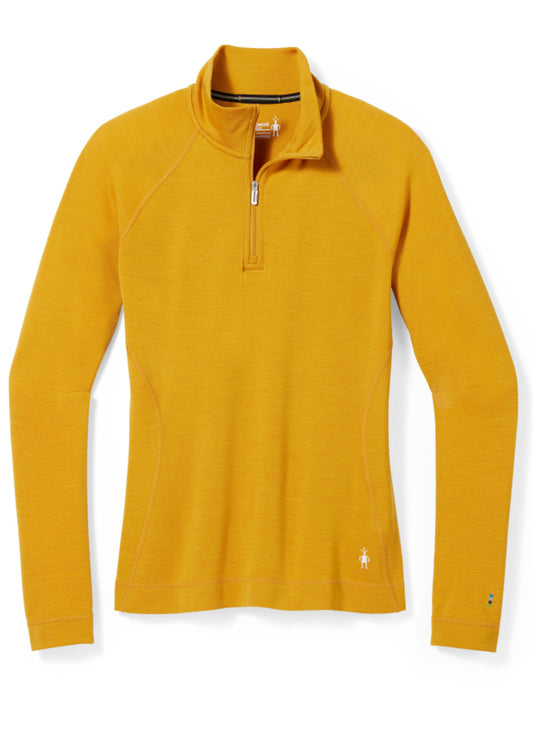 Women's Merino 250 Baselayer 1/4 Zip - Honey Gold