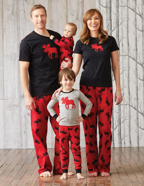 Black with Red Moose - Women's Tee