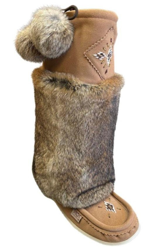 Tall Mukluks - Mocha (Crepe Sole)