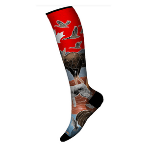 Ski Targeted Cushion OTC Canada Print Socks