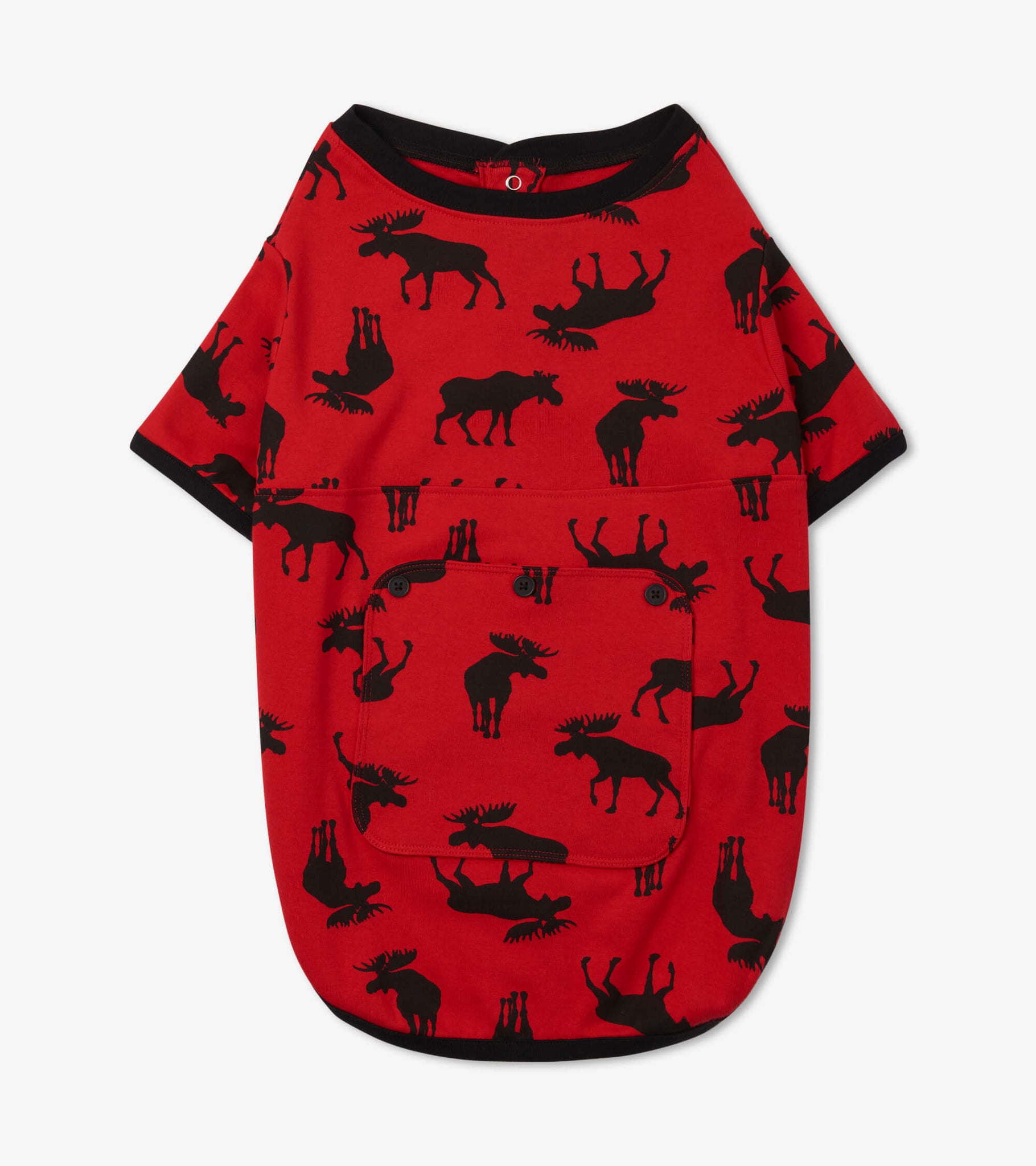 Moose On Red Dog Pyjamas